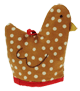 A Spotty Chicken Egg Cosy