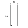 Packed clear cover with gutter edge for wir & Eglu pro - 3.0 x 0.95m dimensions (810.0148)
