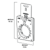 Zippi boxed tunnel door kit dimensions (063.0018)