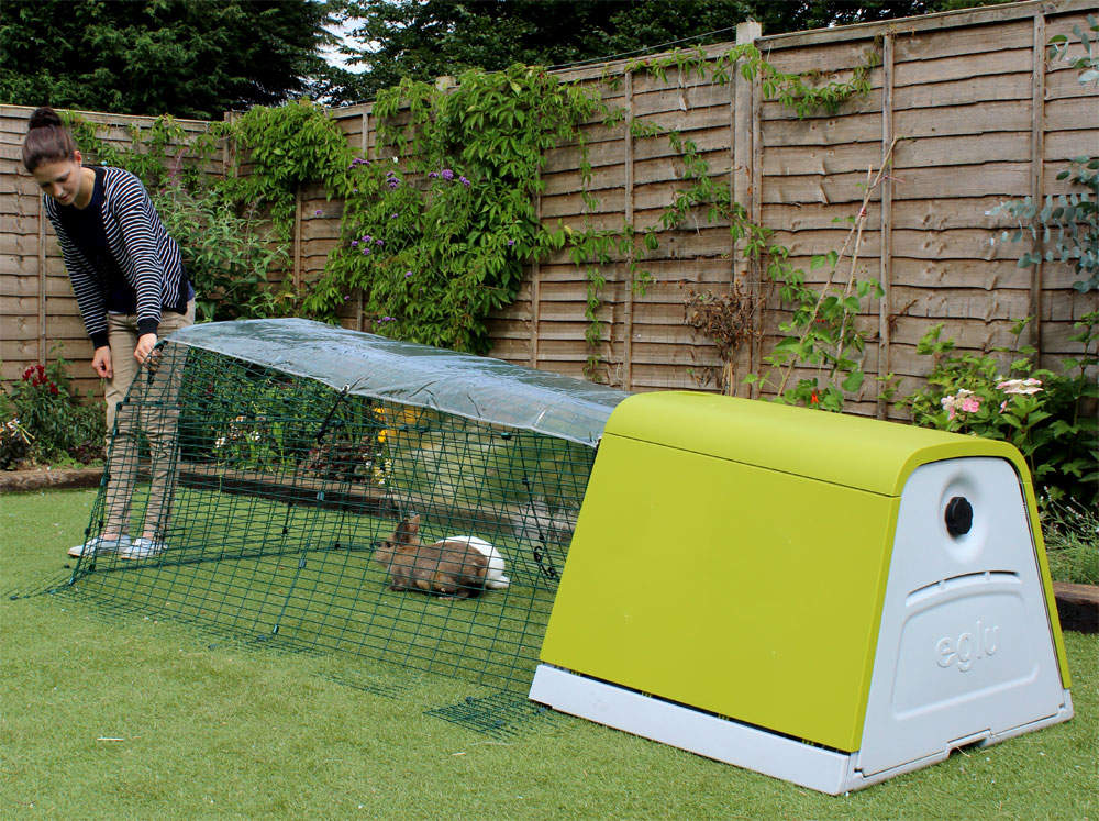 Clear Cover for Eglu Go Full Length Eglu Rabbit Weather Protection Rabbit Hutches, Rabbit