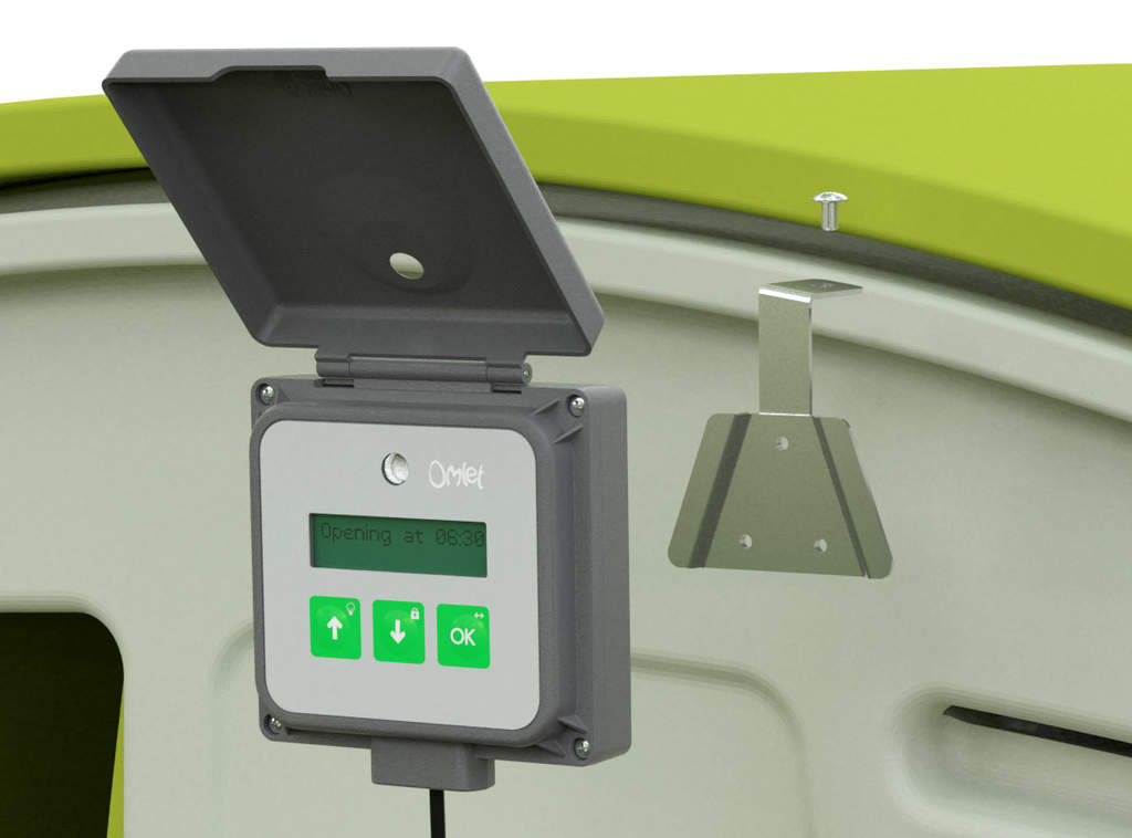 Mounting Bracket for Autodoor Control Panel Eglu Cube Mk1 Omlet