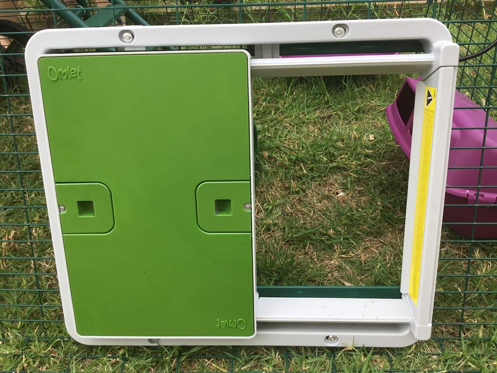 Automatic Chicken Coop Door Green New at Omlet Staff Picks Omlet