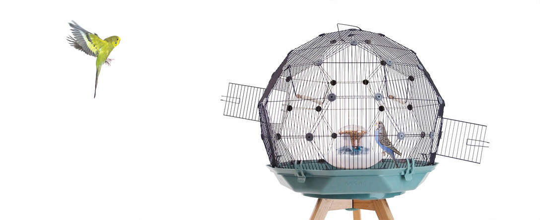 Geo Bird Cage for Budgies