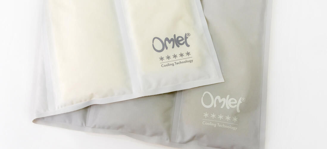 The Omlet cool mat is grey on one side and white on the other.