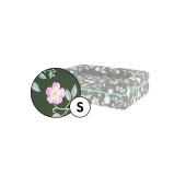 Bolster dog bed cover only small - midnight meadow