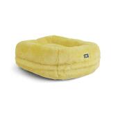 Soft Maya donut cat bed yellow