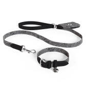 Dog lead, collar and poo bag holder as a bundle
