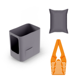 Omlet Maya cat house to cat litter box conversion kit with liner, carbon filter and scoop