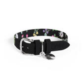 Medium midnight meadow designer dog collar
