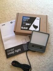 Just received this new coop light
