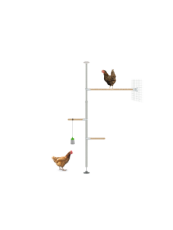 The eggcercise kit for Poletree customisable perch tree