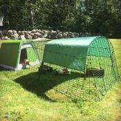 Omlet green Eglu Go rabbit hutch and run