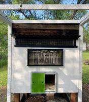 The new Chick-Inn with its very welcoming Omlet automatic door. 