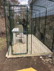 Finished cat pen