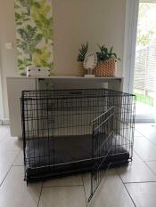 Dog crate out of Omlet Fido Nook