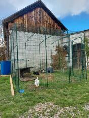 Outdoor rabbit enclosure