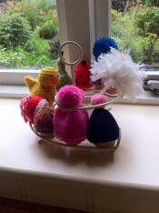 My cosy eggs on the eggskelter!
