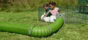 Omlet Zippi rabbit tunnel and Omlet Zippi rabbit playpen