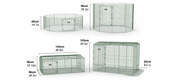 Zippi Rabbit Runs and Playpens are available in two heights. You can also add a roof and underfloor mesh.