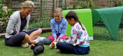 The Eglu Go guinea pig hutch provides entertainment for the whole family....and your pets!