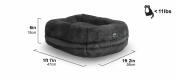 Maya donut cat bed in dimensions us