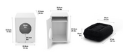 Omlet Maya cat house and Maya donut cat bed dimensions