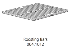 Roosting bars 064.1012