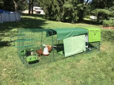 There are very useful. My chicken coop is 13ft and with the handles I move it easier and my husband doesn’t have to help me. Just make sure you move it backwards. It is easier for me. Thanks Omlet!!