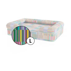 Bolster dog bed cover only large - pawsteps electric