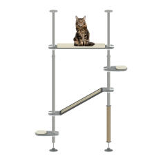 The sunbather kit outdoor Freestyle cat pole system set up