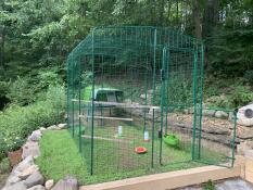 Eglu Cube with 6X9 ft run