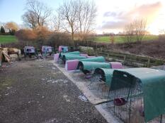 Omlet village ready for the bad weather