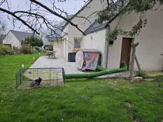 Tunnels between garage and outdoor spaces