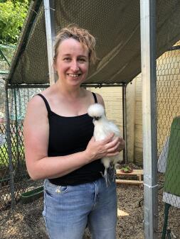 Susie and Betty the Silkie 