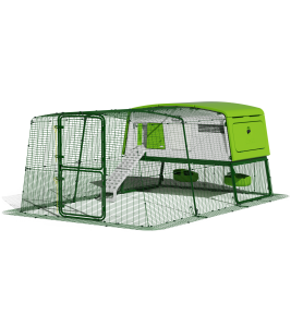 Eglu Pro with 9ft Run Package - with Free Autodoor + Coop Light - Green