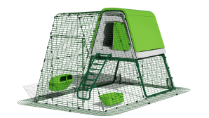 Eglu Go UP Chicken Coop with 6ft Run Package - Leaf Green