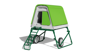 Eglu Go UP Chicken Coop with Wheels and Accessories - Leaf Green