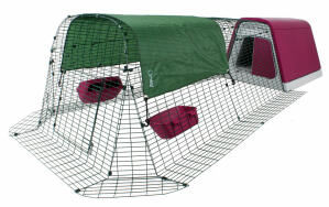 Eglu Go Chicken Coop with 6ft Run - Purple
