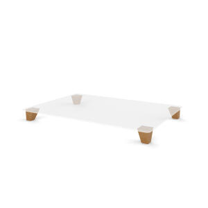 Base with Square Wood Feet for Omlet Dog Beds - Large - Pack of 4