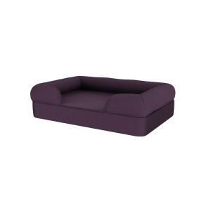 Memory Foam Bolster Cat Bed - Medium - Plum Purple