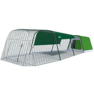 Eglu Go Rabbit Hutch with 9 ft Run Package - Leaf Green