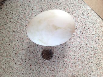 Size of a duck egg!