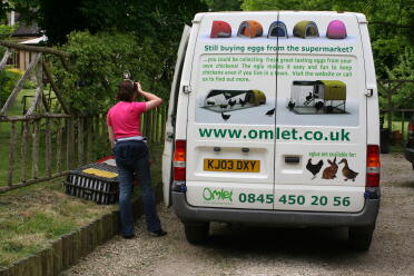 The Omlet van arrives - Yeah!