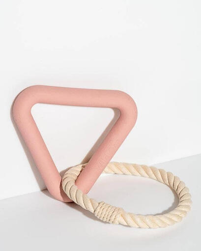 Pink dog toy
