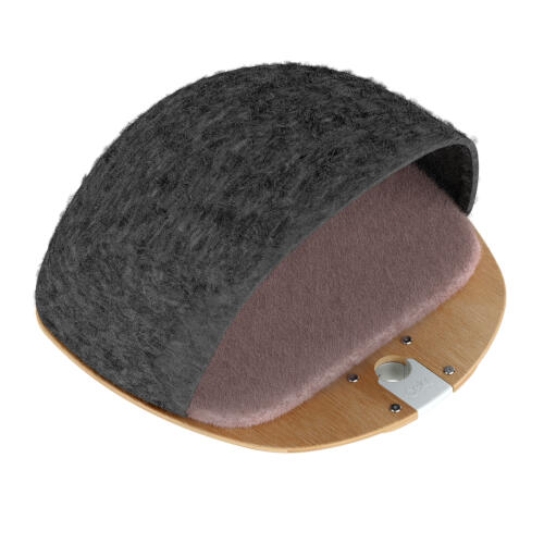 Freestyle indoor floor to ceiling cat tree faux sheepskin pink platform den