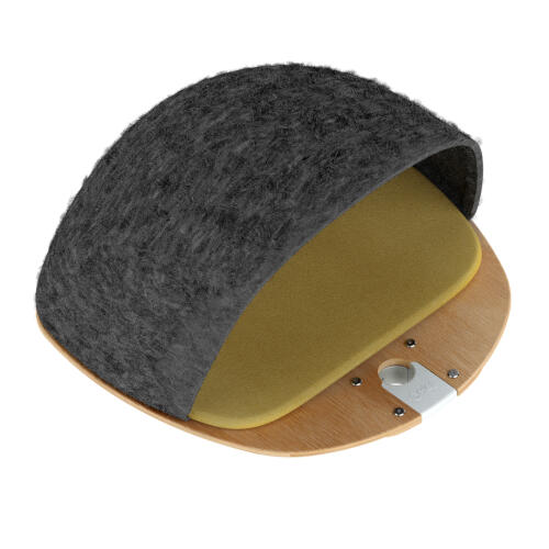 Freestyle indoor floor to ceiling cat tree woven yellow platform den