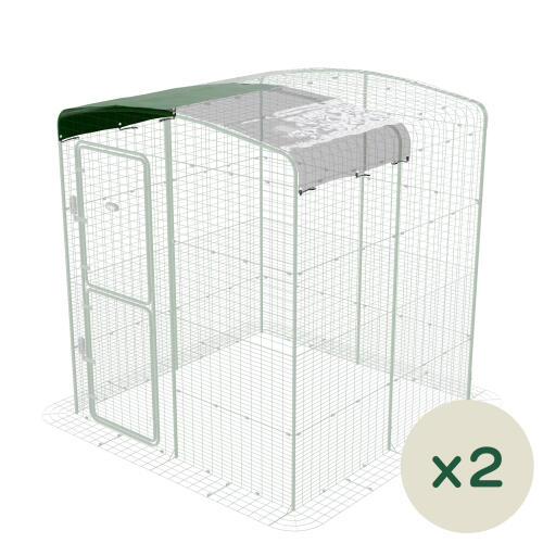 Walk in run 2x combi covers 6ft
