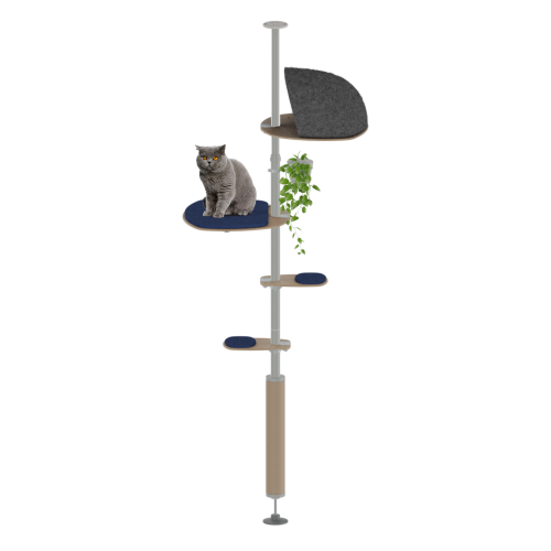 Freestyle indoor floor to ceiling cat tree the sleeper kit