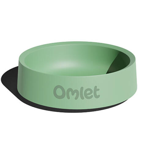 Large dog bowl sage green designed by Omlet
