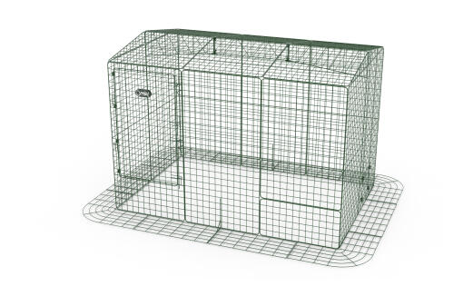 Zippi guinea pig run with roof and skirt - double height high